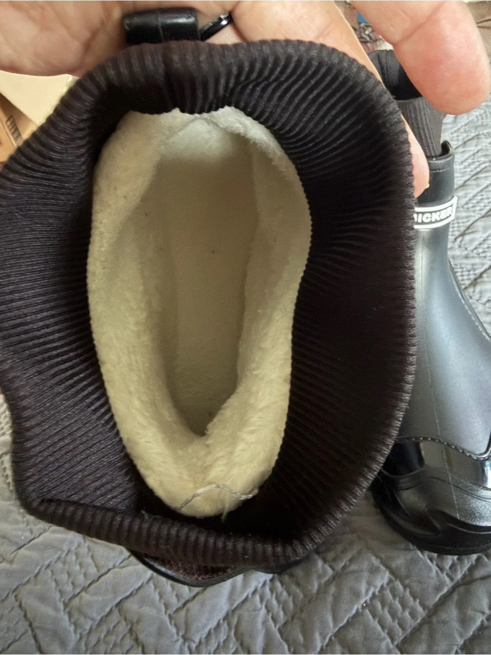Men's Black Waterproof Chelsea-Style Rain & Snow Boots